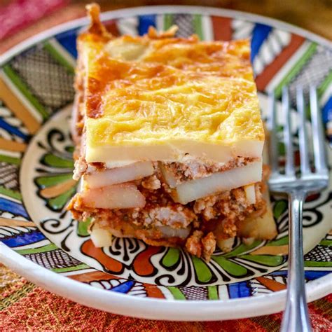 Romanian Authentic Potato Moussaka The Bossy Kitchen