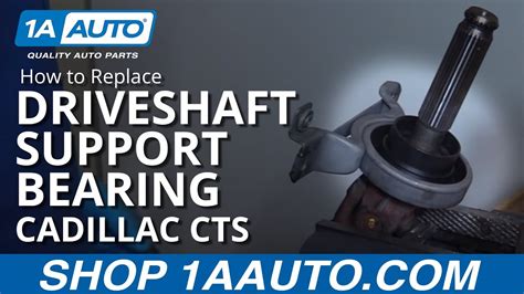 How To Replace Driveshaft Center Support Bearing Cadillac Cts