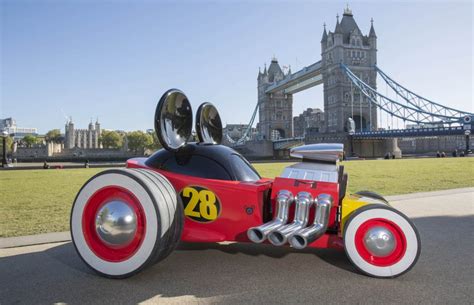 Check Out Mickey Mouses New Hot Rod At The London Motor Show Carscoops