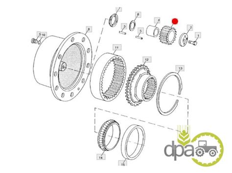 Pinion Satelit Fata John Deere AGPO R100249 250ron Piese Tractor