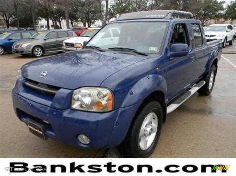 2002 Just Blue Metallic Nissan Frontier SE Crew Cab 58238200 Photo 1