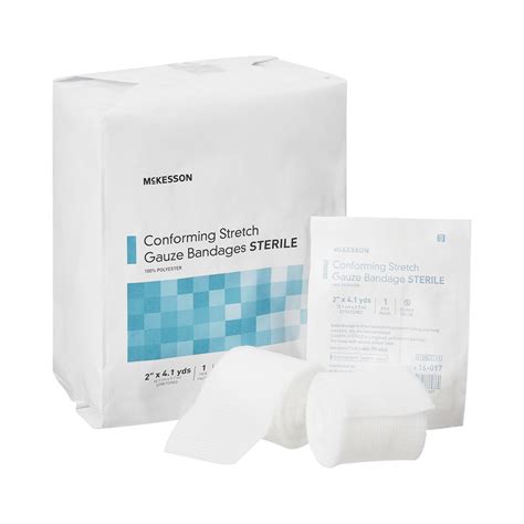 Amazon McKesson Conforming Stretch Gauze Bandages Sterile 2 In X