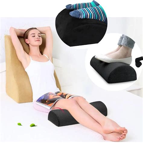 Ergonomic Cushion Foot Rest Under Desk Feet Unisex Foam Pillow Round