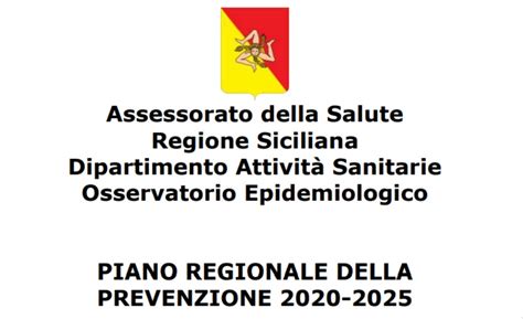 La Regione Supera Lesame Ok Al Piano Sanitario Di Prevenzione