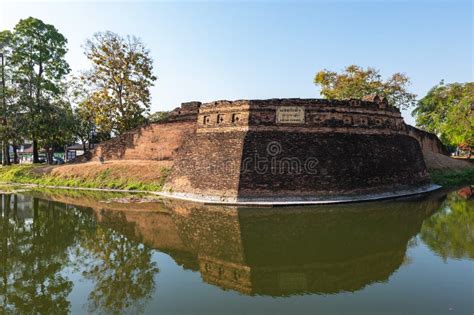 Katam Corner And Moat Of Old Chiang Mai City Stock Photo Image Of