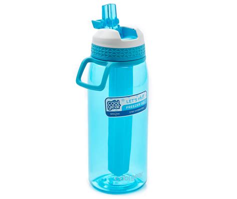 Cool Gear Teal Let's Chill Freezer Gel Water Bottle, 32 oz. | Big Lots