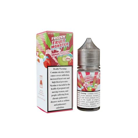 Monster Vape Labs Frozen Fruit Monster Strawberry Kiwi Pomegranate Ice 20mg Ml 30ml Zanobia