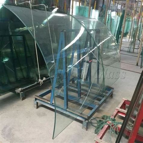 Transparent Curve Bending Toughened Glass Thickness Mm Size