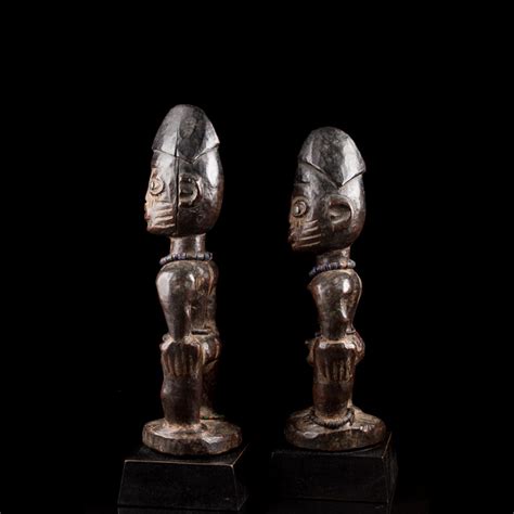 Yoruba Ere Ibeji Twin Figures African Art From Nigeria Oke Iho Oyo