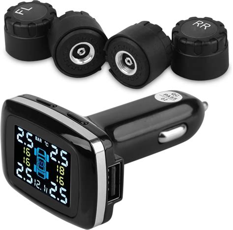 ZJEGO DIY Reifendruck Kontrollsystem Wireless TPMS Mit 4 Externen