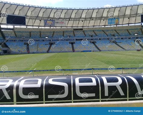 Maracana Football Stadium From Top Of Grandstand Editorial Image