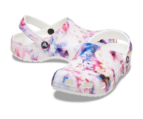 Classic Tie Dye Graphic Clog Garnet Multi Unisex