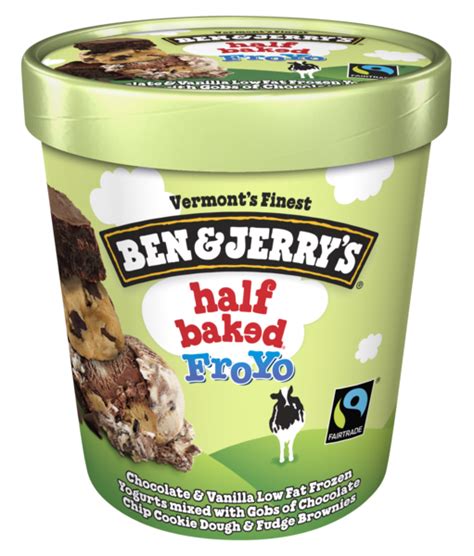 Ben And Jerrys Frozen Yogurt Half Baked® Smartlabel™