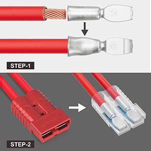 Amazon HYCLAT 2 0 1 0 Gauge Wire Connectors 350A Battery Quick