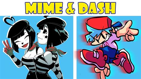 Friday Night Funkin Vs Mime And Dash DEMO VS BonBon And ChuChu FNF