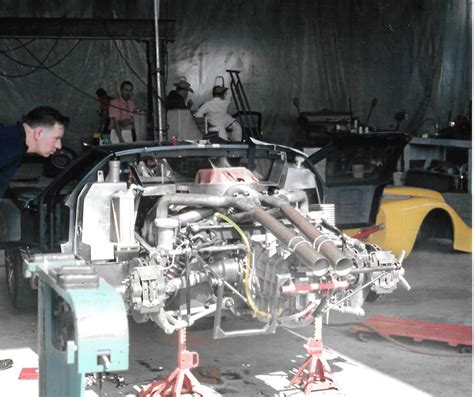 FORD GT40 ENGINE BAY MKII LLOYD RUBY A J FOYT SEBRING 12 HOURS 1967