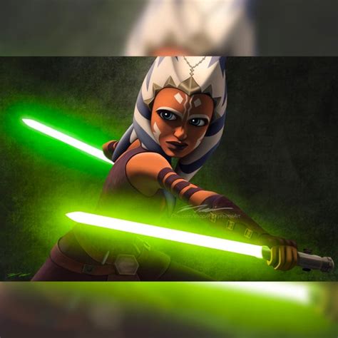 Star Wars The Clone Wars Ahsoka Tano Blue Lightsabers