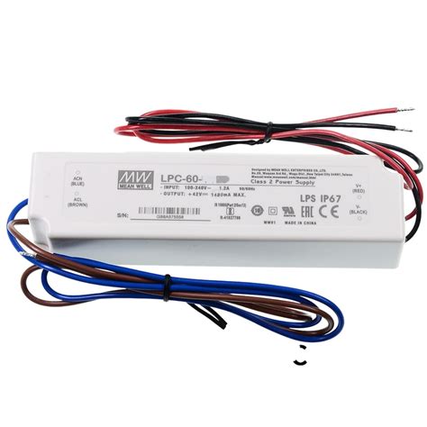 Amazon Mean Well LPC 60W 9 48V 1050mA LED Driver LPC 60 1050 AC