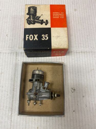 Fox C L Vintage R C Model Airplane Engine Ebay