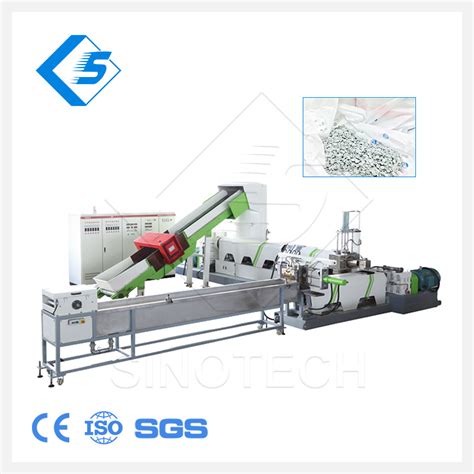 Double Stage Recycle Granular Plastic Extruder PS PE PP Recycling