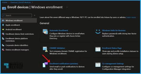 Configure Device Enrollment Notifications In Intune Htmd Blog