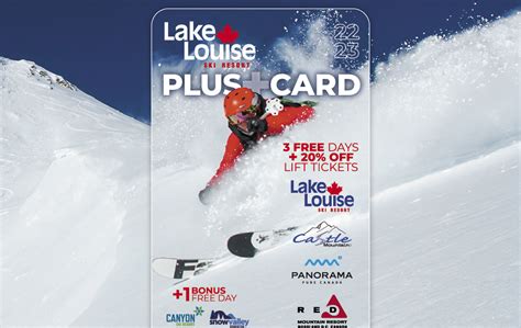 Lake Louise Ski Resort Plus Card And Lift Tickets Discount Ama Travel