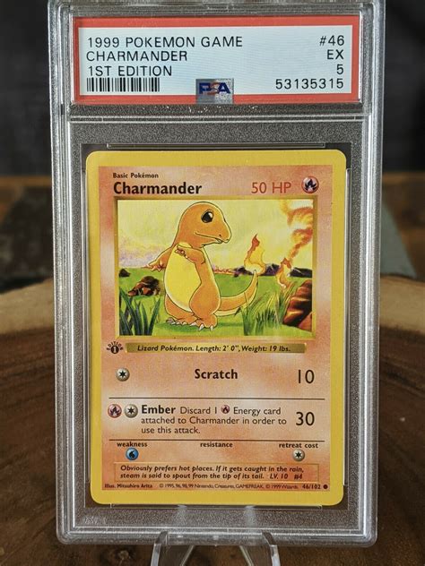 Base Set Shadowless Charmander Psa Pokemon Tcg Values Mavin