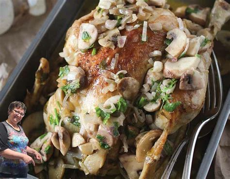 Poulet de Janzé au riesling Les Fermes de Janzé