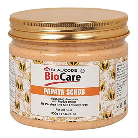 Buy Beaucode Biocare Papaya Face Scrub Gm Pack Of For Women