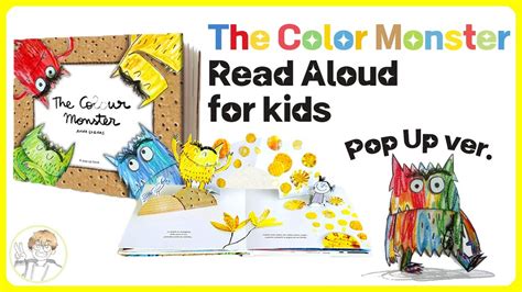 The Color Monster Pop Up Ver By Anna Llenas Read Aloud Kids Book Youtube