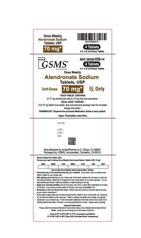 BUY Alendronate Sodium (Alendronate Sodium) 35 mg/1 from GNH India at ...