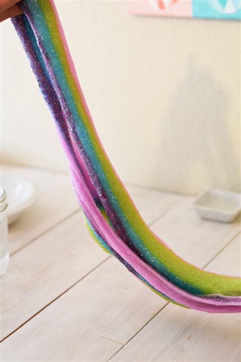 How To Make Rainbow Slime - DIY Projects for Teens