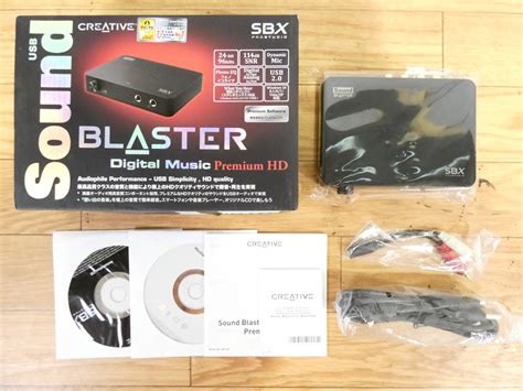 【目立った傷や汚れなし】creative 外付けサウンドボード Usb Sound Blaster Digital Music Sx の落札