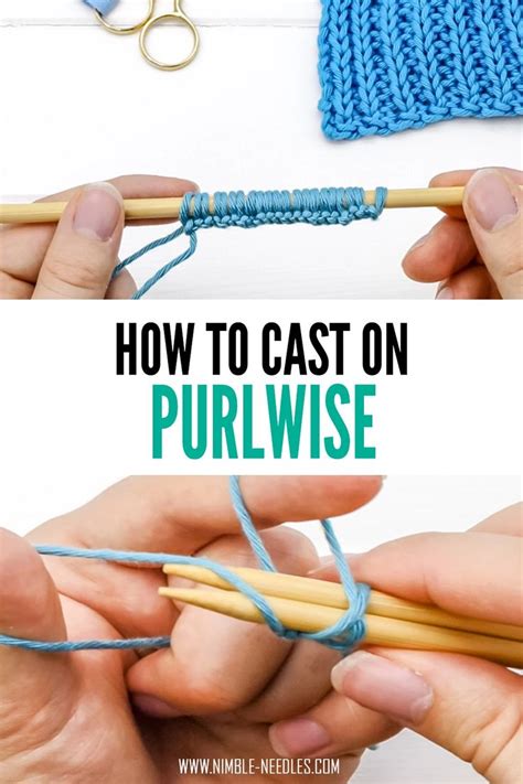 The Long Tail Purl Cast On Step By Step Tutorial For Beginners