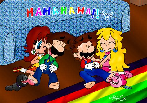 Super Ticklish Bros By Paratroopacx On Deviantart