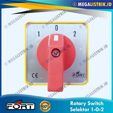 Jual FORT SELEKTOR 1 0 2 3P 20A SELECTOR ROTARY SWITCH SFT20 3 3 1 0