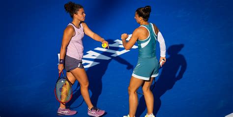 Le Tenniste Italiane Sara Errani E Jasmine Paolini Hanno Vinto La