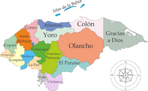 El Mapa Nacional De Honduras Espaciohonduras