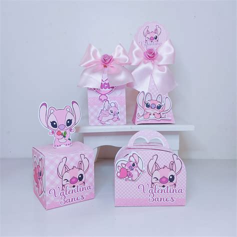 Kit Festa Personalizado Angel Stitch Caixas Elo