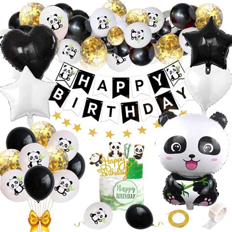 Assortimenti Per Feste Decorazioni Compleanno Per Bambini Panda Kit