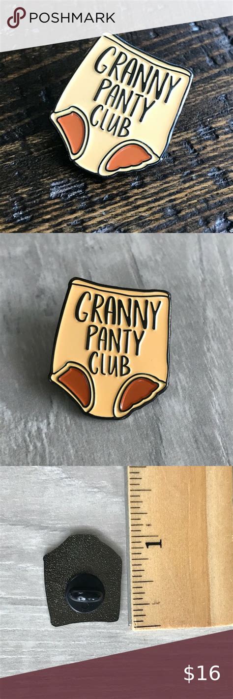 Granny Panty Club Hilarious Iykyk Collectible Enamel Pin Calamity