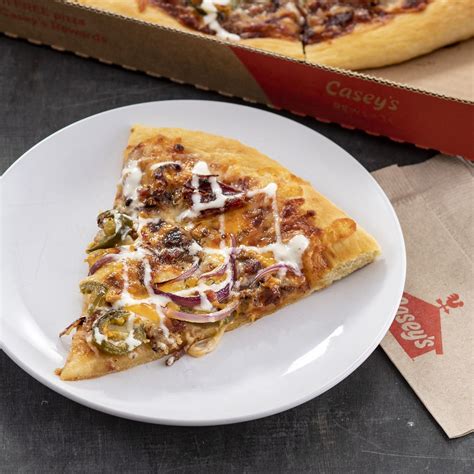 Caseys Launches Limited Time All New BBQ Brisket Pizza