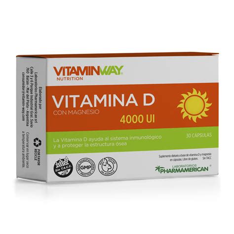 Campos Verdes Vitamina D Con Magnesio X C Psulas Vitamin Way