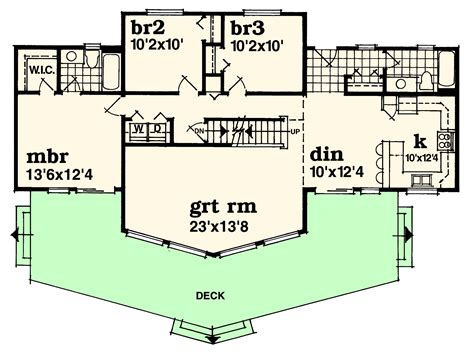 Spectacular View First Floor Plan Sdl Custom Homes