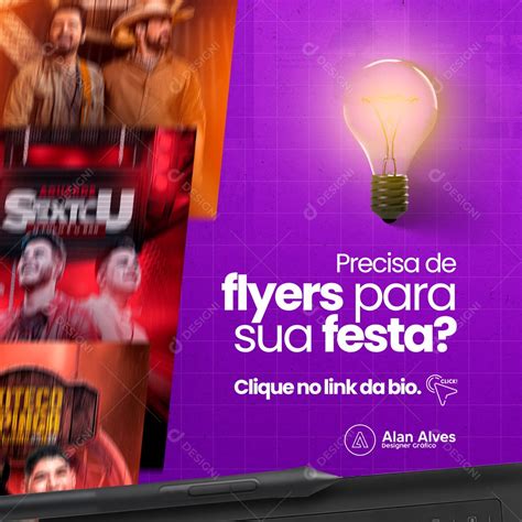 Precisando de Flyers Para Sua Festa Design Designer Gráfico Social