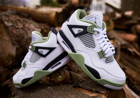 Air Jordan 4 Oil Green Seafoam Release Date