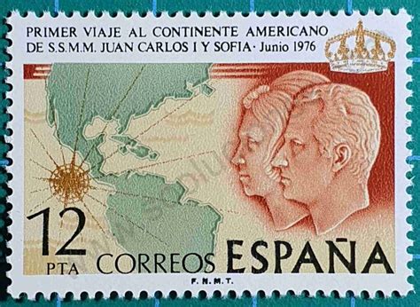 Viaje a Hispanoamérica de los Reyes de España 1976 Sellos y