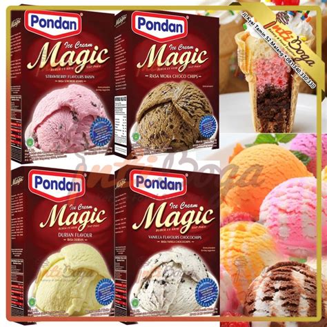 Jual Pondan Ice Cream Magic Gr Bubuk Es Krim Instan Gr