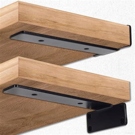 Amazon Floating Shelves Brackets 12 Inch Black Shelf Brackets