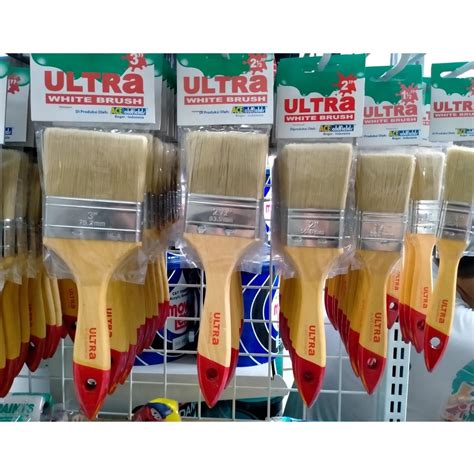 Jual Kuas Cat Tembok Kayu Besi Eterna Ultra White Brush ACE Oldfields